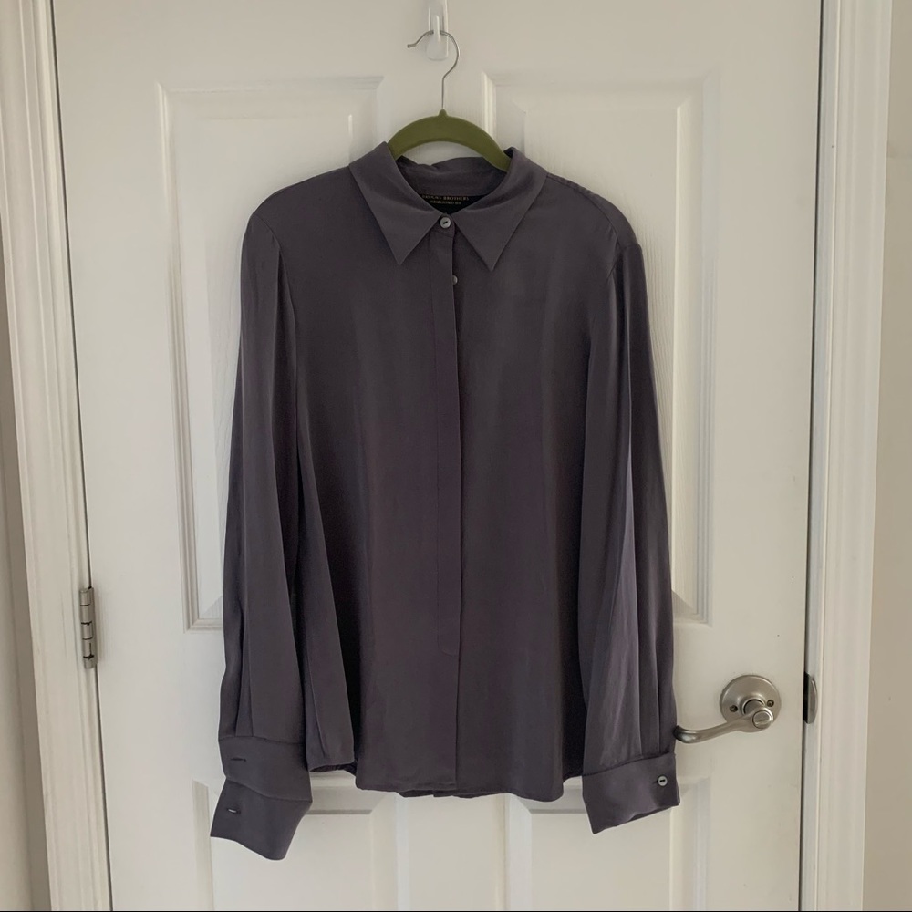 Brooks Brothers Button Down Silk Blouse